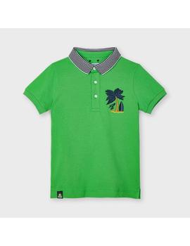 Polo Mayoral  M/c Bordados  Matcha Para Niño