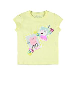 Camiseta Name it Peppa Pig Amarillo Para Niña