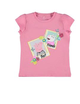 Camiseta Name it Peppa Pig Rosa Para Niña