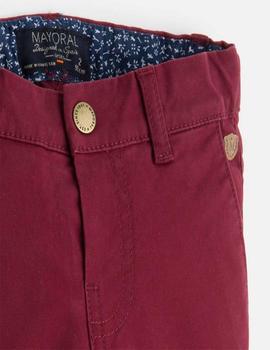 Pantalón Chino Granate Niño Mayoral