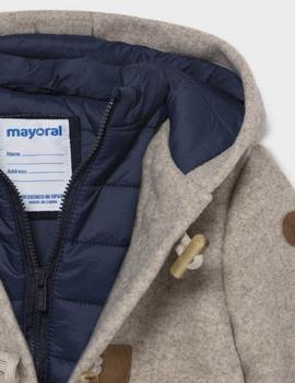 Trenka Mayoral Con Capucha Nuez Para Bebé Niño