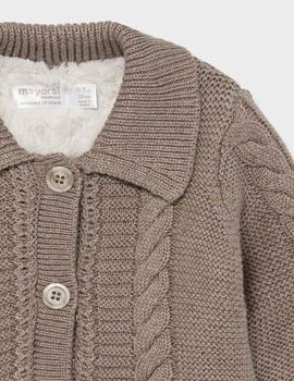 Rebecón Mayoral Tricot Visón Para Bebé