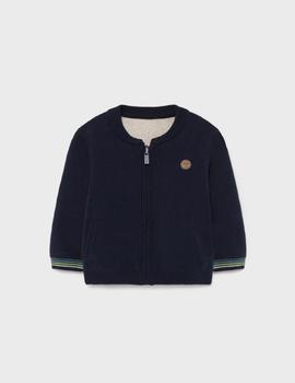 Canguro Mayoral  Tricot Reversible Yeso Para Bebé Niño