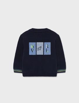 Canguro Mayoral  Tricot Reversible Yeso Para Bebé Niño