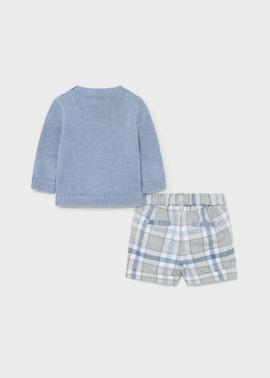 Conj. pant corto y leotardo Nube