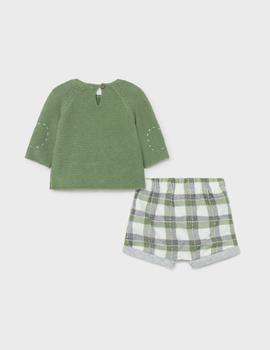 Conj. Mayoral Pant. Corto y Leotard Pino Para Bebé Niño