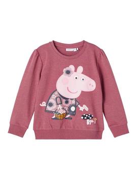 Sudadera Name it Peppa Pig Frigg Rosa Para Niña