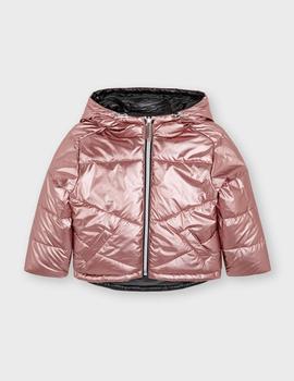 Chaquetón Mayoral Reversible Rosa palo Para Bebé Niña