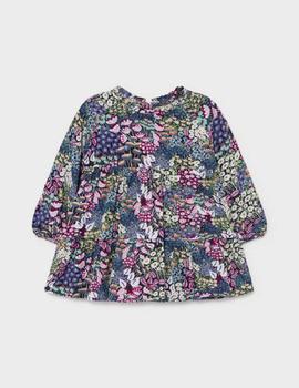 Vestido Mayoral Viella Estampada Malva Para Bebè