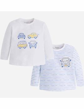 Set De Dos Camisetas Para Bebe Niño Mayoral