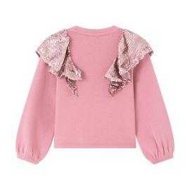 Sudadera Newness Lentejuelas Rosa Para Niña