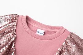 Sudadera Newness Lentejuelas Rosa Para Niña