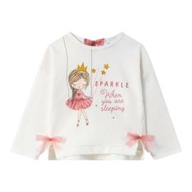 Sudadera Newness Bailarina Blanca Para Niña