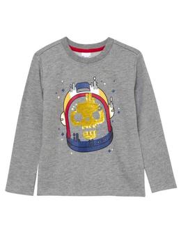 Sudadera Newness Robot Gris Para Niño