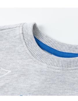 Sudadera Newness Londres Gris Para Niño