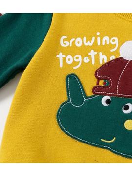 Sudadera Newness Dino Gorro Para Bebé