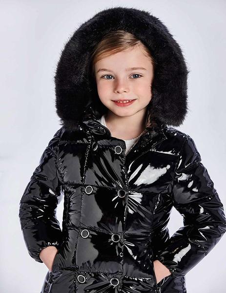 Chaquetón Negro Para Niña