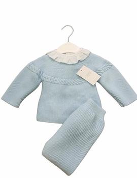 Conj Popys 3 Piezas Azul Para Bebé