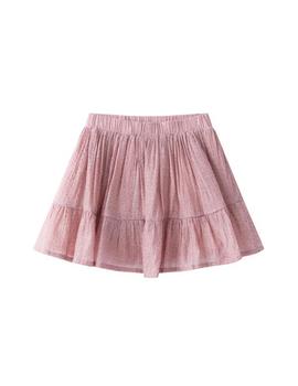 Falda Newness Tul Estrellas Rosa Para Niña