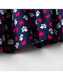 Camisa Newness Corazones Marino Para Niña