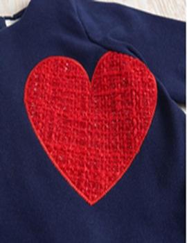 Vestido Dadaty Corazón Marino Para Niña