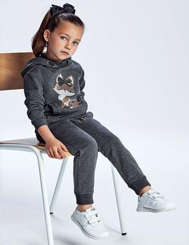 Chandal Mayoral Zorrita Lentejuela Gris Niña