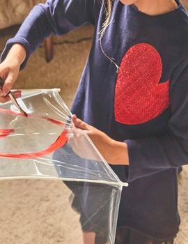 Vestido Dadaty Corazón Marino Para Niña