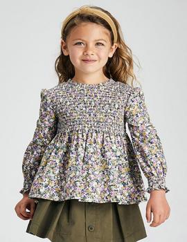 Blusa Mayoral Flores Para Niña