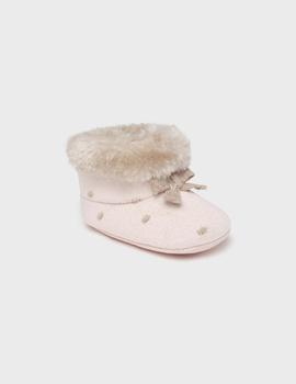 Botas Mayoral Tricotosa Rosa Para Bebé