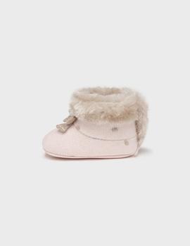 Botas Mayoral Tricotosa Rosa Para Bebé