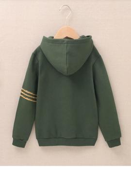 Sudadera Dadaty Oso Verde Para Niño