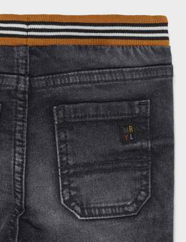 Jogger Mayoral Soft Denim Negro Para Bebé