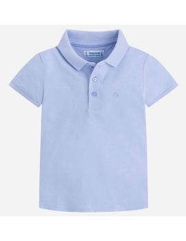 Polo m/c Granito Azul Celeste Basico Niño Mayoral
