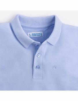 Polo m/c Granito Azul Celeste Basico Niño Mayoral