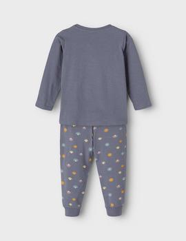 Pijama Name it Planetas Gris Unisex