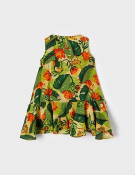 Vestido Mayoral Estampado Banana Para Niña