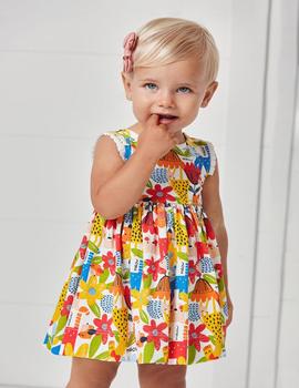 Vestido Mayoral Punto Animales Clementina Para Niña