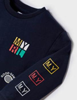 Pullover Mayoral Logos Marino Para Niño