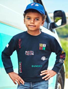 Pullover Mayoral Logos Marino Para Niño