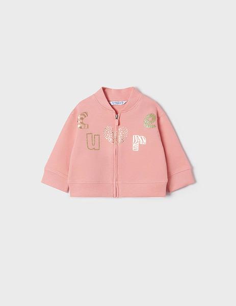 Sudadera Mayoral Cremallera Rosa Para Beb