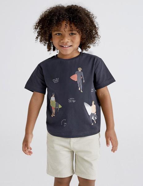 Camiseta Mayoral Gris Para Niño