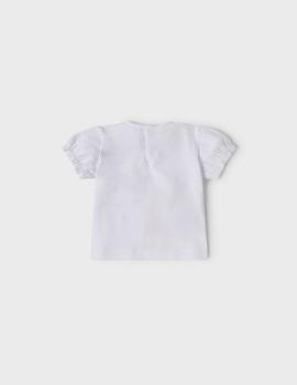 Camiseta Mayoral Girafa Blanca Para Bebé Niña