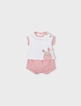 Conj.Mayoral Conejito Blanco Para Bebé Niña