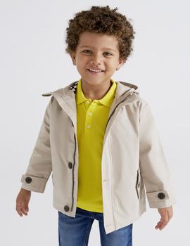Trench Mayoral Forrada Beige Para Niño