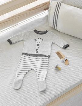 Conj.Mayoral Girafa Gris Para Bebé Niño