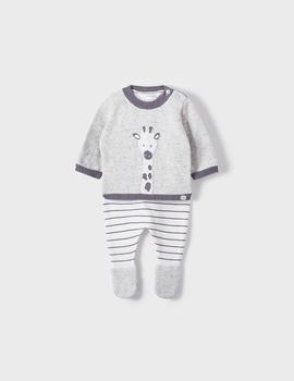 Conj.Mayoral Girafa Gris Para Bebé Niño