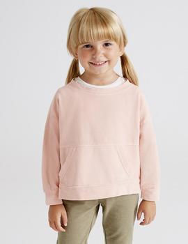 Sudadera Mayoral Básica Melocotón Para Niña