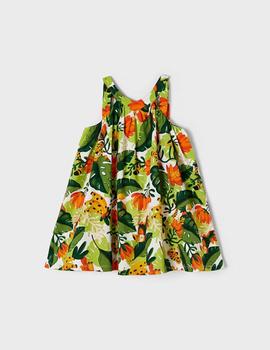 Vestido Mayoral Estampado Banana Para Niña