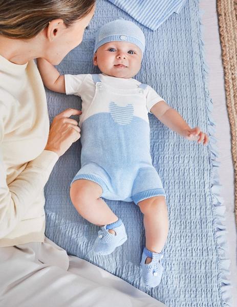 Conj. Peto Mayoral Tricot Dream blue Para Beb