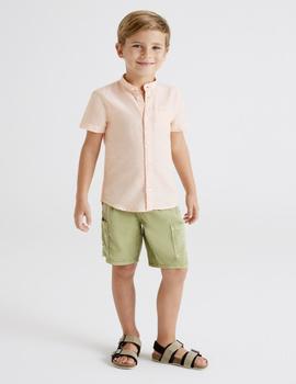 Bermuda Mayoral Bolsillos Verde Para Ni o